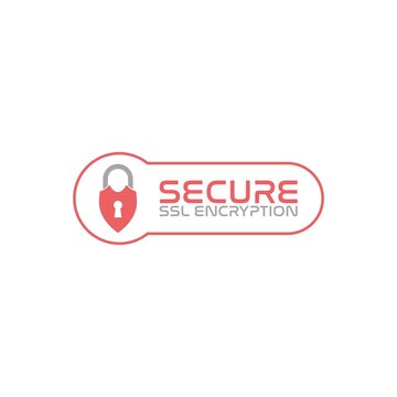 SSL secure https connection icon isolated on white background