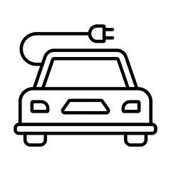 Electric Car Icon