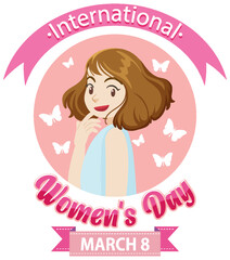 International women day logo