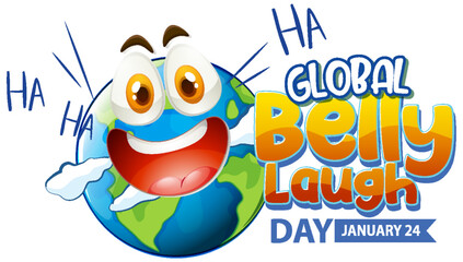 Global Belly Laugh Day Banner Design