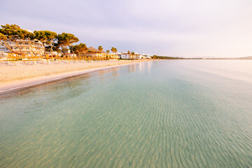 view of the sea and the beach
