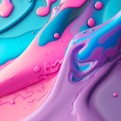 A paint splash colorfull rainbow paint or ink design - 560051295