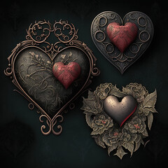 Lace hearts, Generative AI