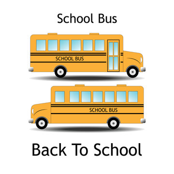 School bus. Back to school. illustration vector