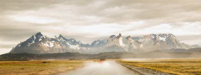 Immense Patagonian landscape.