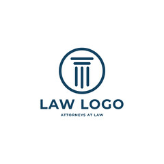 law firm logo in white background