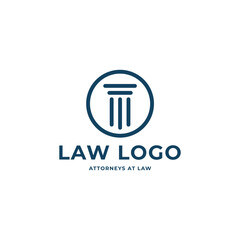 law firm logo in white background