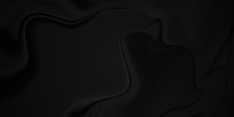 Black silk background . Black fabric background texture . abstract background luxury cloth or liquid wave or wavy folds of grunge silk texture material or smooth luxurious cloth .