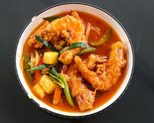 prawns in sweet and sour sauce 