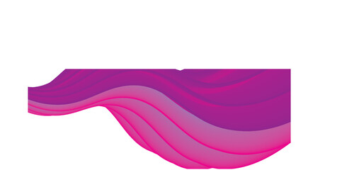 Wave abstract, colorful wave abstract design on white background