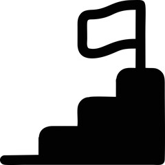 focus icon symbol in a white background, goal target icon symbol on the white background