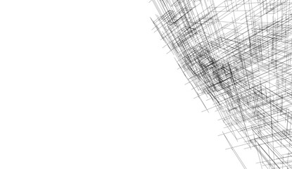 abstract architectural background 3d illustration