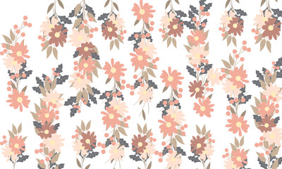 seamless pattern with flowers
