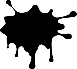 grunge blots, splats. Paint splash. Vector illustration.