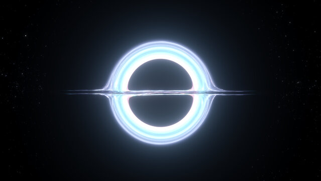 Black hole in a space on a star background