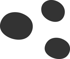 Hand drawn shape flat icon Simple geometric pattern