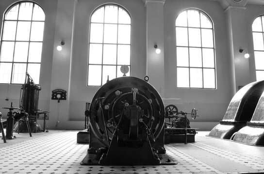 Interior Of The Hydroelectric Power Plant.Vemork The First Plant In The World That Mass Produced Heavy Water For Hitler's Nuclear Program. History Of Telemark Sabotasje. June 22,2018.Rjukan,Norway