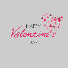 Fototapeta na wymiar Creative Professional Trendy and Minimal Valentine's Day Logo Design, Love Heart in Editable Vector Format