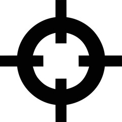 focus icon symbol in a white background, goal target icon symbol on the white background