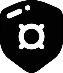 focus icon symbol in a white background, goal target icon symbol on the white background