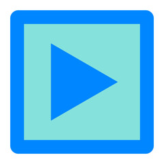 Play Button Flat Icon