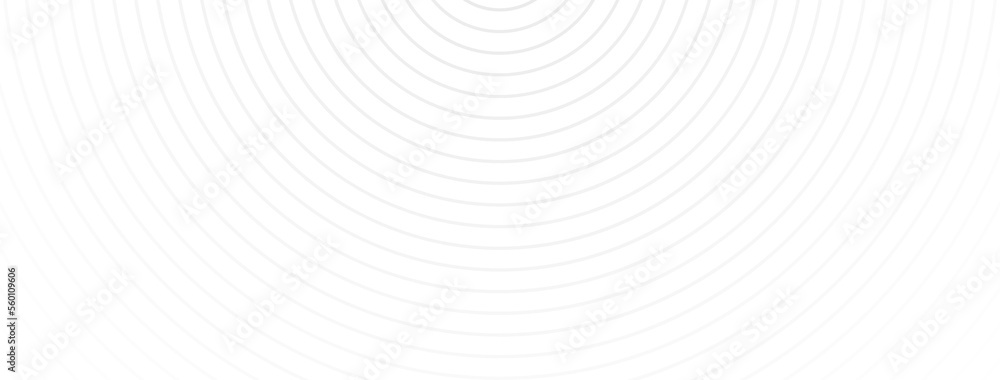 Poster dynamic circle line long background. white stripe texture. concentric gray subtle element. fabric ma