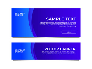 Abstract banner background or header stock vector template