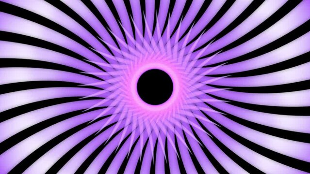 Psychedelic hypnosis trip video purple