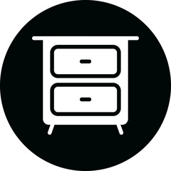 drawers glyph icon