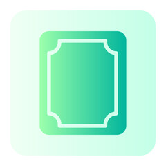 carpet gradient icon