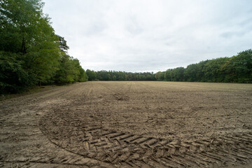 Agricultural field outside of Rheine, Germany