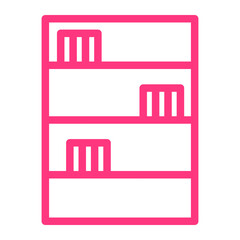 bookcase gradient icon