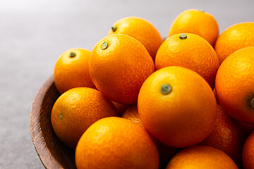 Kumquat, a small, sweet and sour citrus fruit