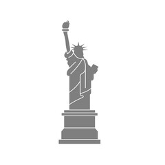 iberty statue isolated icon vector illustration design