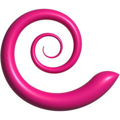 Geometric 3D elements.