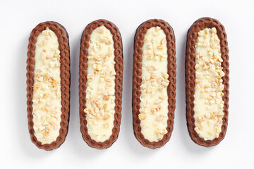 Biscuits with cream flavored filling