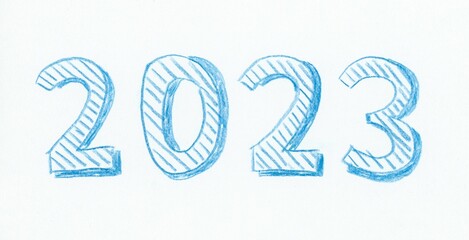 handwritten year 2023