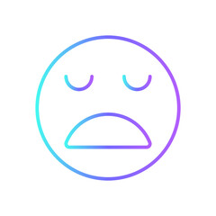BORED Feedback icons with blue gradient outline style