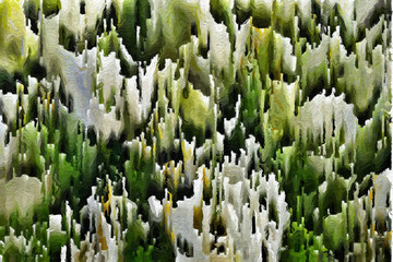 Colorful abstract pattern. The brush stroke graphic abstract. Art nice Color splashes. Background texture wall and have copy space for text.