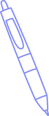 Office stationery line icon Pen for working