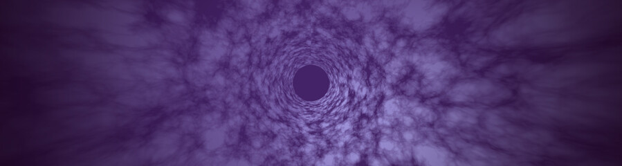 long abstract purple time warp tunnel background