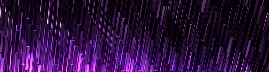 Long color Bar abstract purpule 3d background with lines
