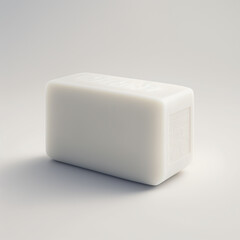 Handmade Soap with herbs on White Background