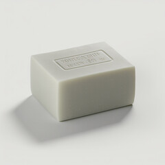 Handmade Soap with herbs on White Background