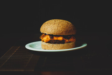 burger in a burger