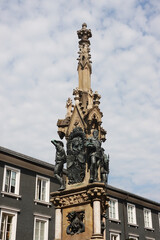Franz-Carl-Brunnen in Bad Ischl, Salzkammergut, Austria