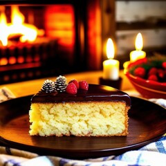 Winter Holiday Cake