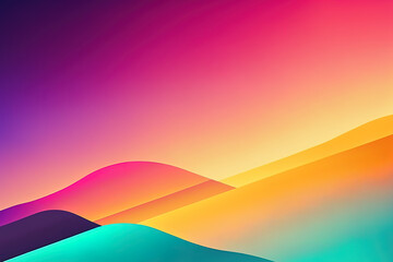 minimalistic colorful gradient background. Generative AI