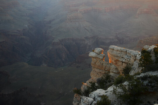Grand Canyon National Park at sunrise, Arizona, USA
