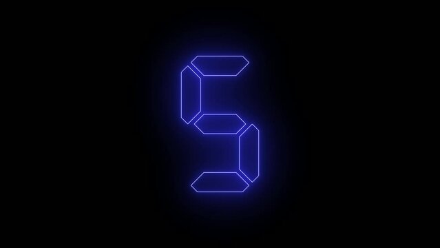 Digital countdown of 10 to 0 seconds with regular hundredths,  optimized for 10 to 0  fps to avoid frame rate distortions and interpolation artifacts 